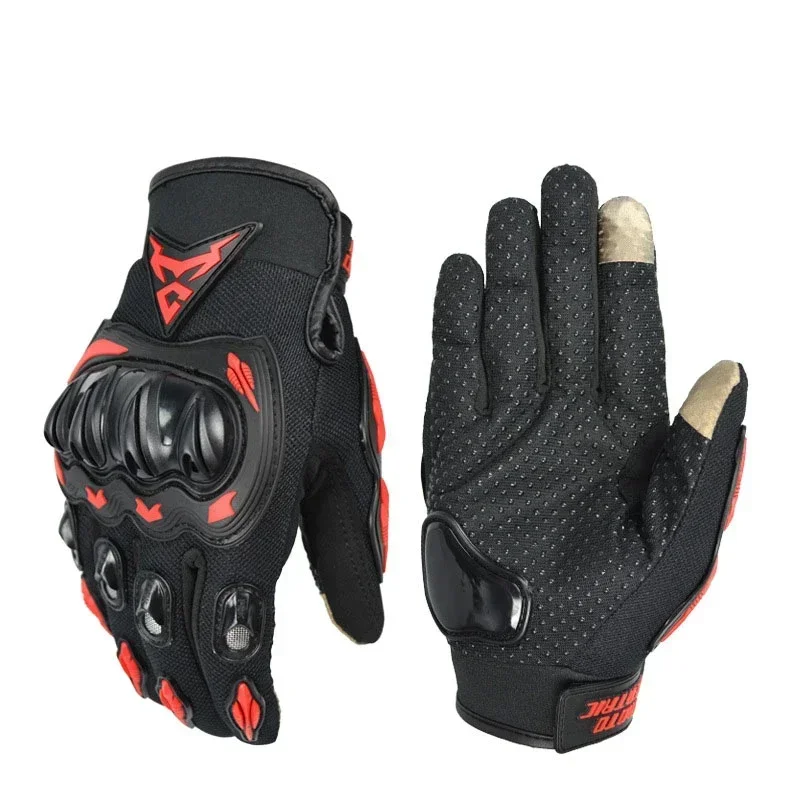 Guantes de moto táctiles para pantalla, motocross y ciclismo