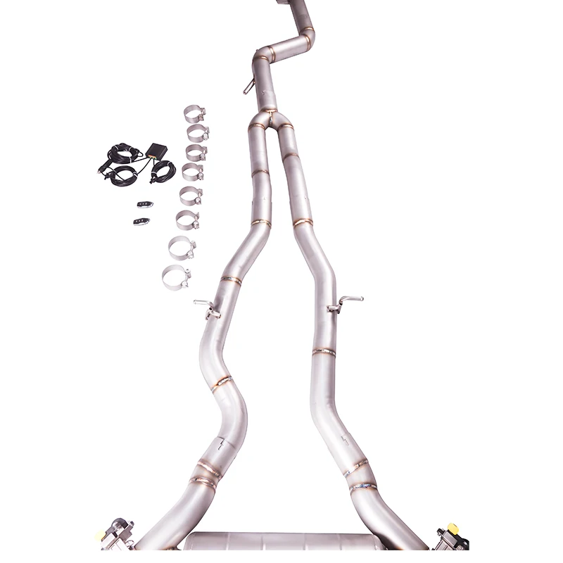 Silenciador de escape GFC catback para BMW X3 X4 M40i G01 G02, 2019 ~ 2024, sistema de escape de válvula eléctrica para coche hecho de acero inoxidable 304 - imagen 4