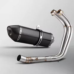 Escape completo R77 de fibra de carbono para Yamaha MT-07 y XSR700