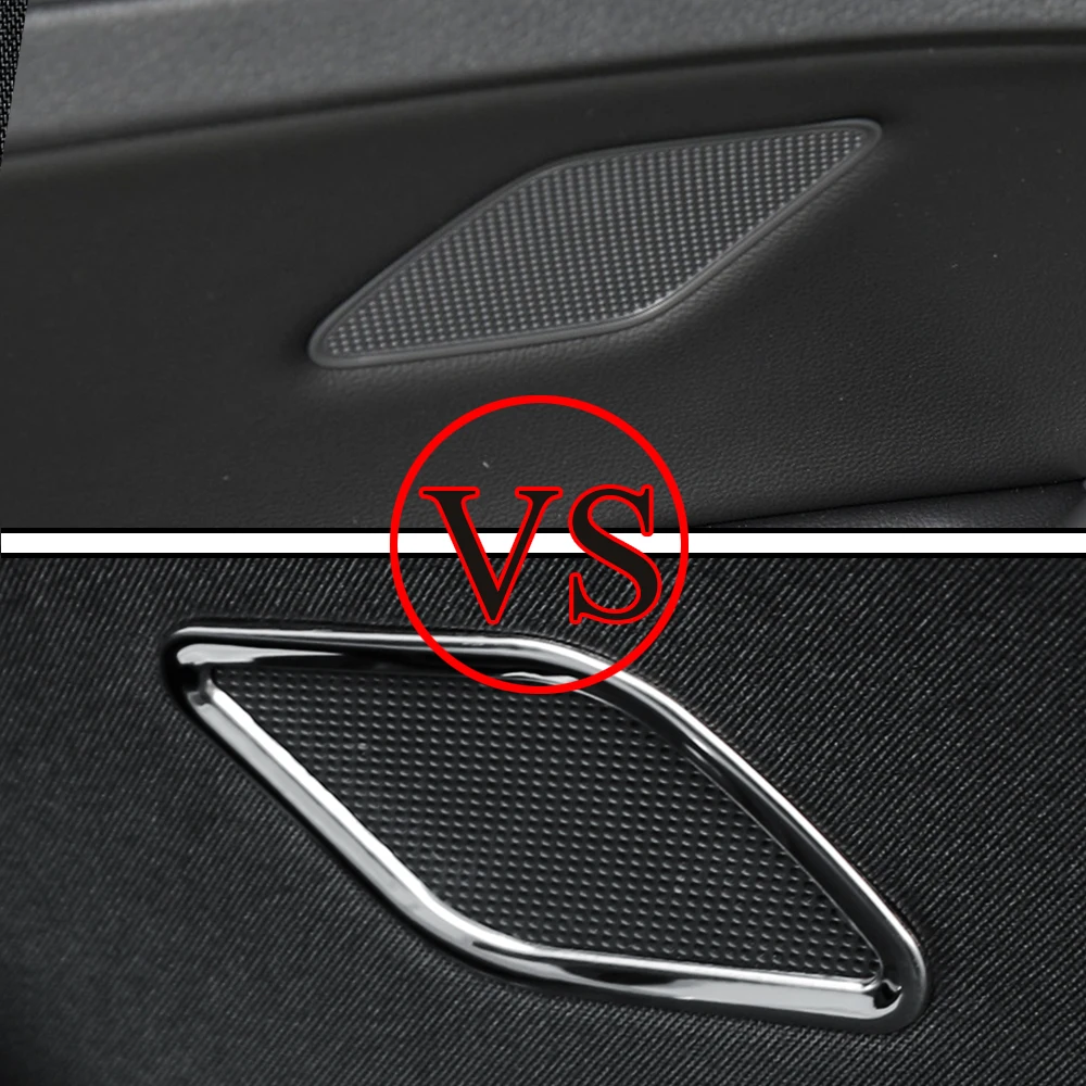 Embellecedor de altavoz trasero de acero inoxidable para VW Golf MK7