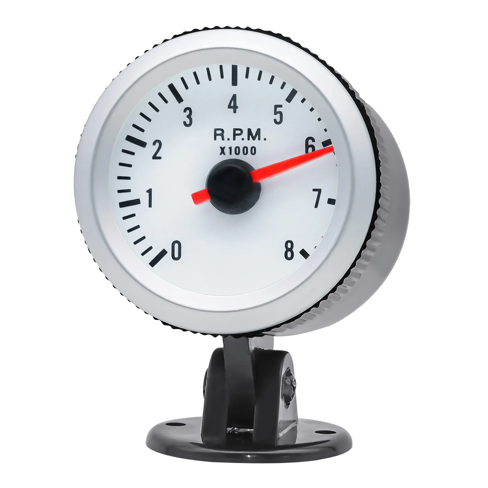 Tacómetro 52mm 0-8000 RPM LED azul gasolina 1-8 cilindros - imagen 5