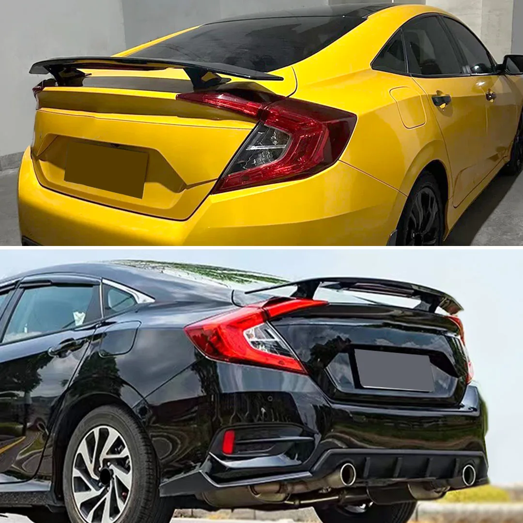 Alerón trasero universal estilo JDM GT para sedán - imagen 4