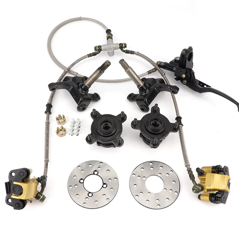 Kit de manguetas, bujes y freno hidráulico para ATV 110-125 cc - imagen 2