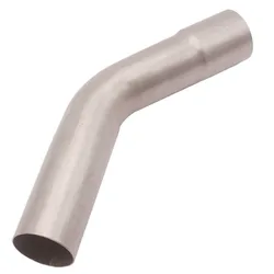 Curva tubo de escape 45º acero inoxidable mandril 2,5 pulgadas 63mm