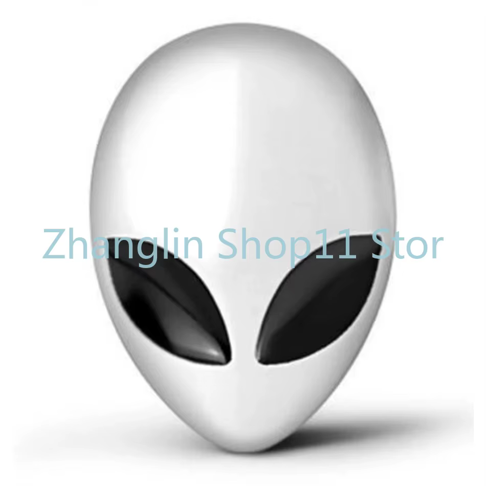 Emblema 3D Alien metálico para coche y moto – Adhesivo de carrocería - imagen 4