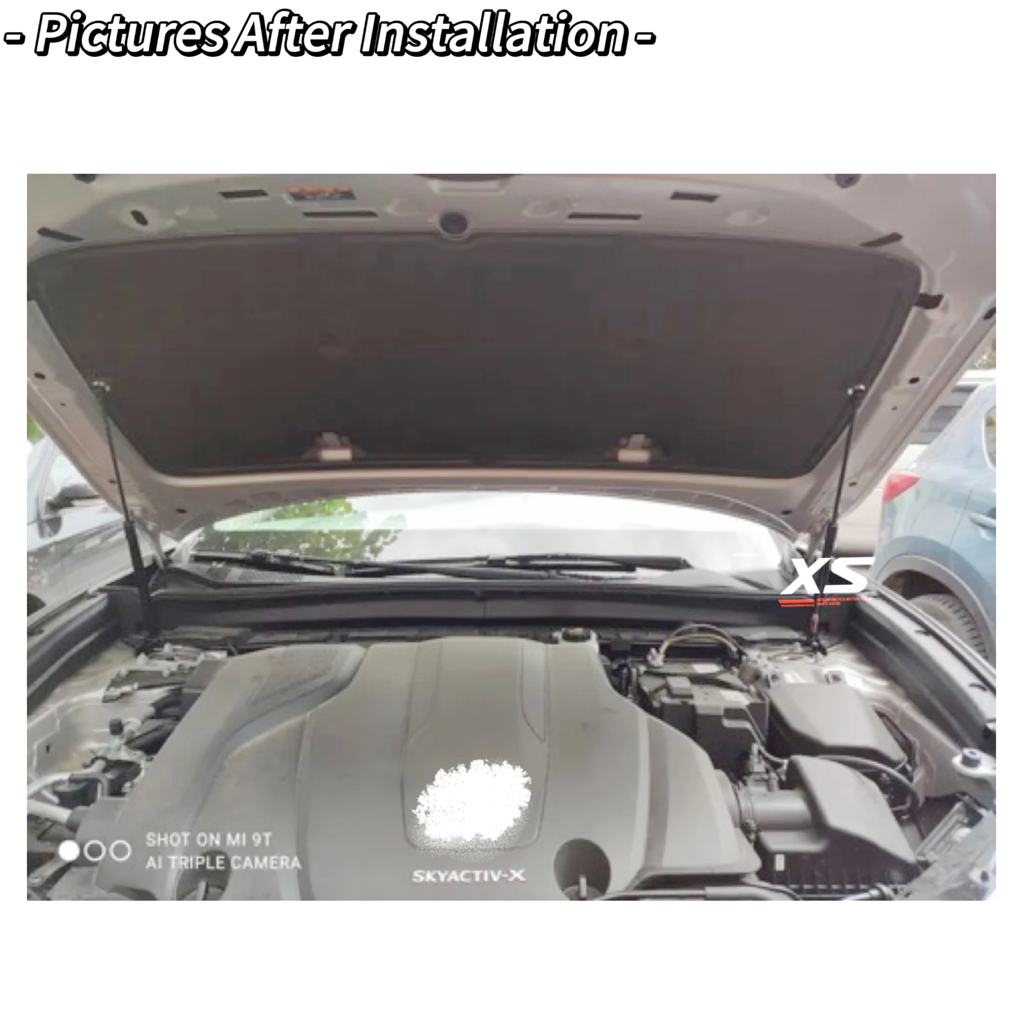 Puntal de capó con amortiguador para Mazda CX-30 DM 2019-2025 - imagen 3