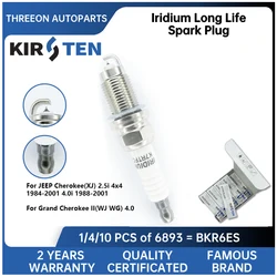 Bujía de iridio KIRSTEN FR7HC+ para Jeep Cherokee XJ y Grand Cherokee WJ