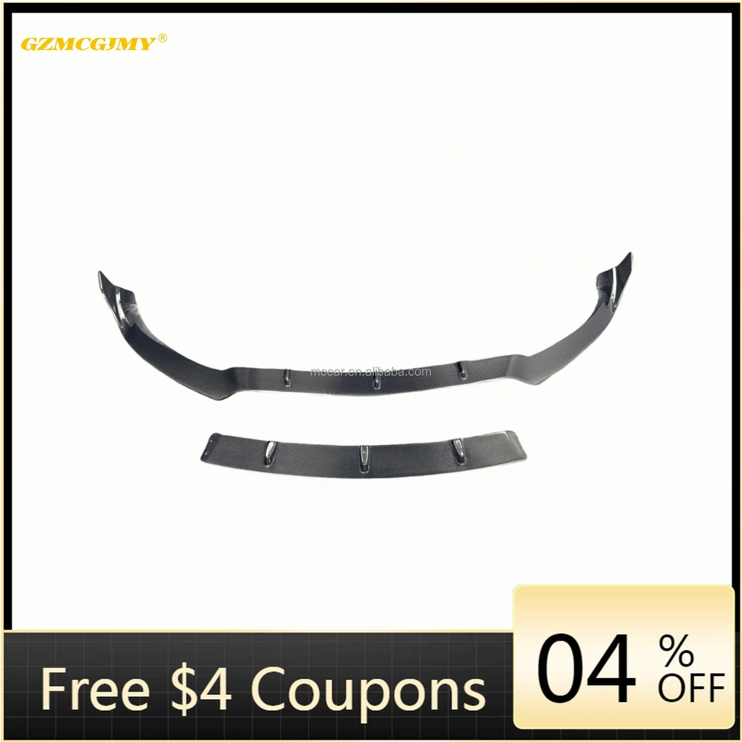 Labio delantero fibra carbono Mercedes W205 C63 AMG Black Series