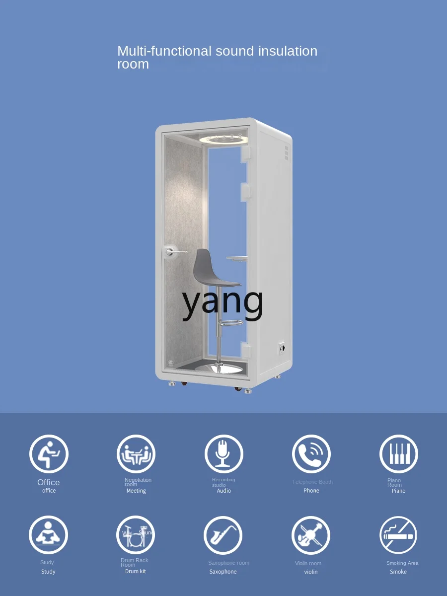 Cabina insonorizada desmontable para estudio de grabación y piano - imagen 3