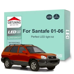 Kit de bombillas LED interiores Canbus para Hyundai Santa Fe MK1
