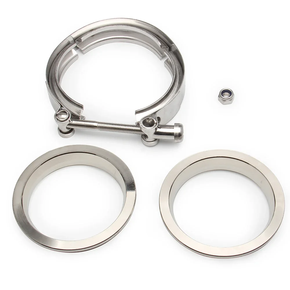 Kit de abrazadera V-band para turbo con bridas macho y hembra - imagen 3