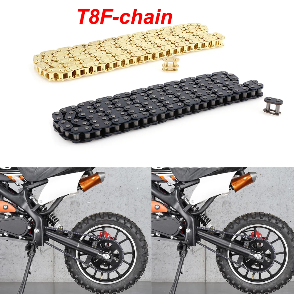 Cadena T8F con eslabón maestro para Mini Moto 47-49cc Quad ATV