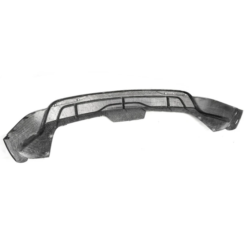 Detalle del labio delantero de fibra de carbono para Tesla Model X