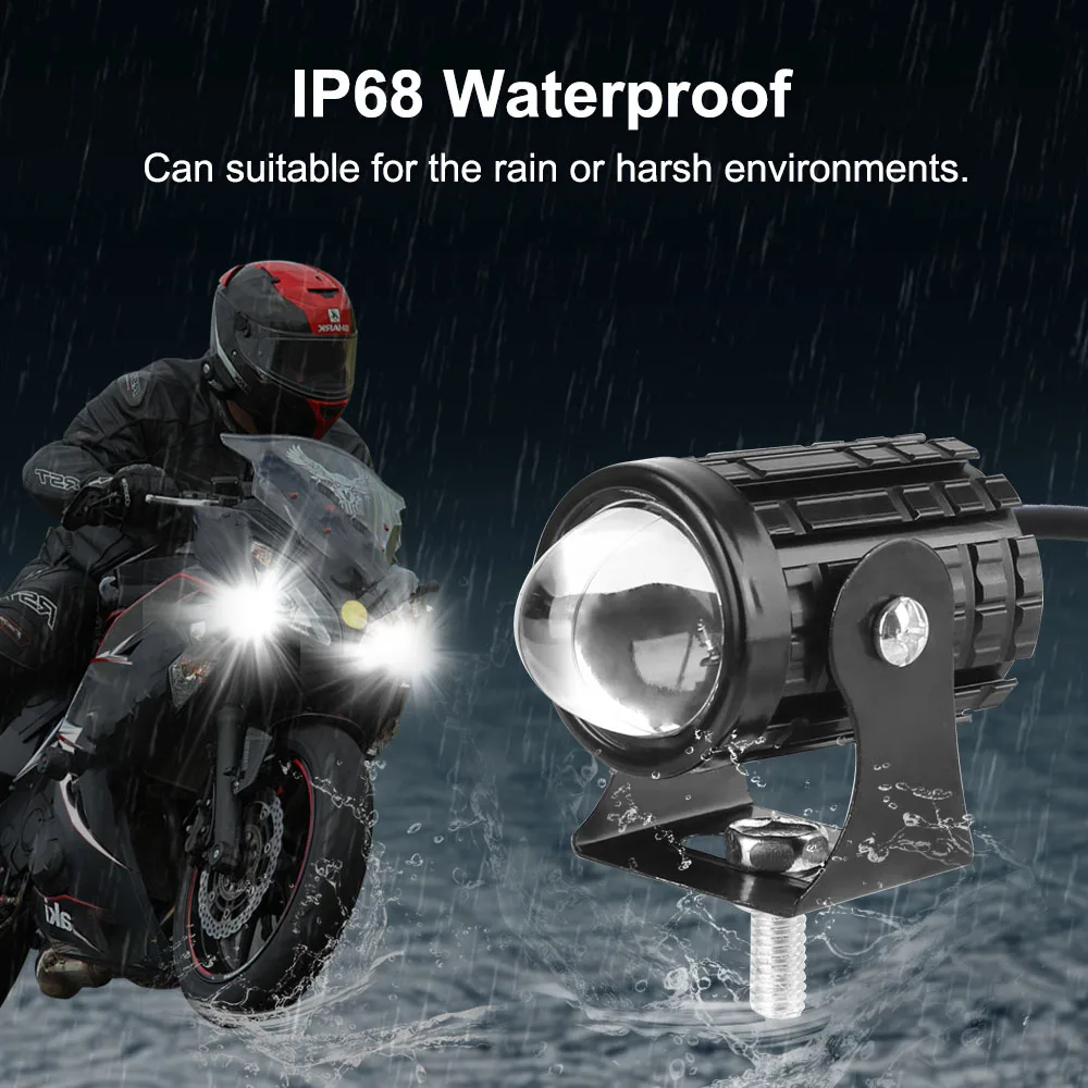 Faro LED antiniebla impermeable para coche y motocicleta, trabajo - imagen 5