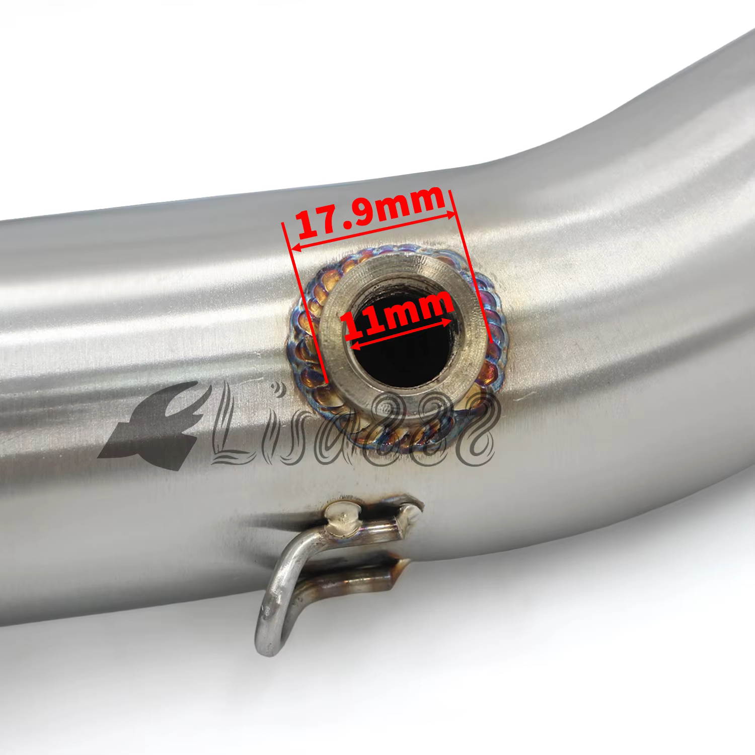 Tubo conexión escape acero inoxidable Honda CBR1000 2018-2025 - imagen 5