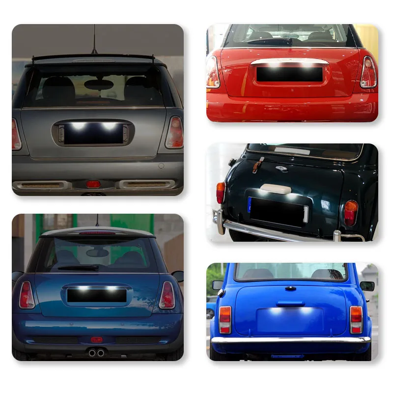 Luces LED matrícula para BMW Mini Cooper R50 R52 R53 2001-2008 - imagen 3