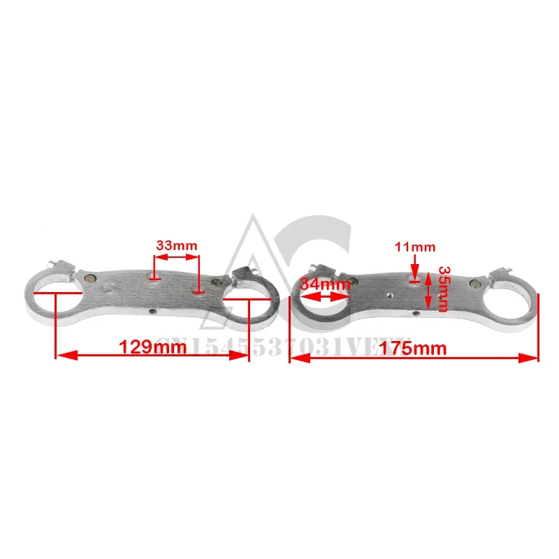 Amortiguador horquilla delantera mini moto 47cc 49cc 2T – suspensión - imagen 3