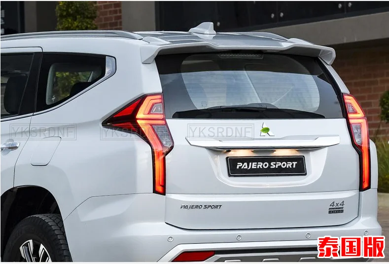 Alerón trasero para Mitsubishi Pajero Sport 2016-2020, ABS blanco - imagen 4