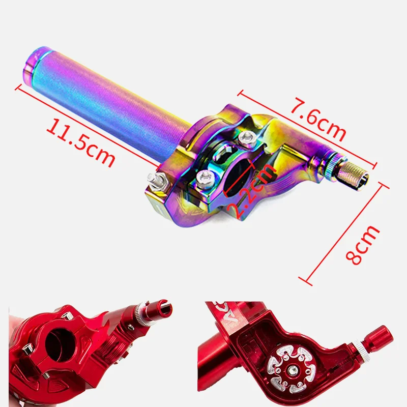 Puño de acelerador universal para moto 22 mm (7/8 pulgadas) - imagen 2