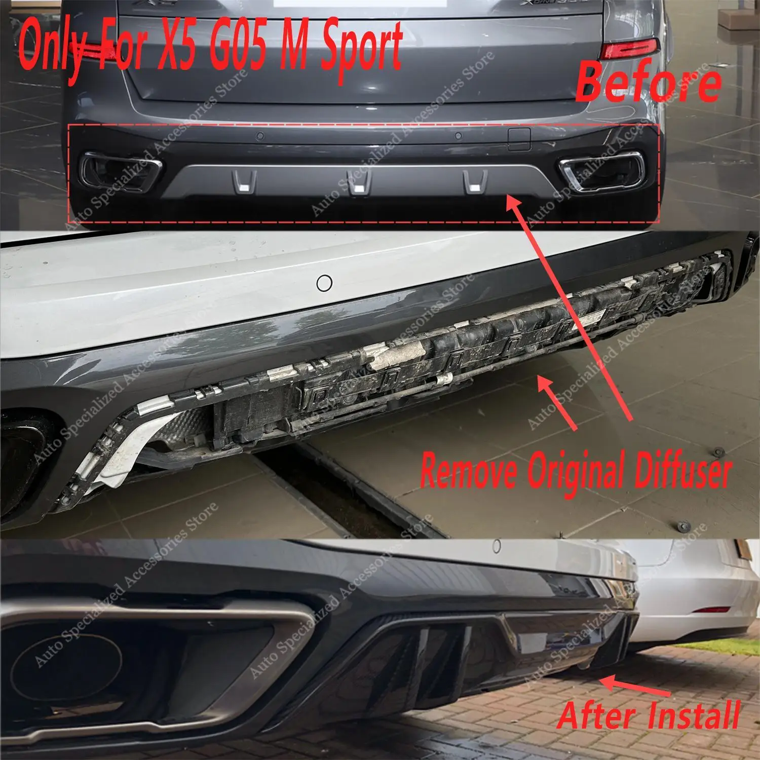 Detalle del acabado glossy del difusor
