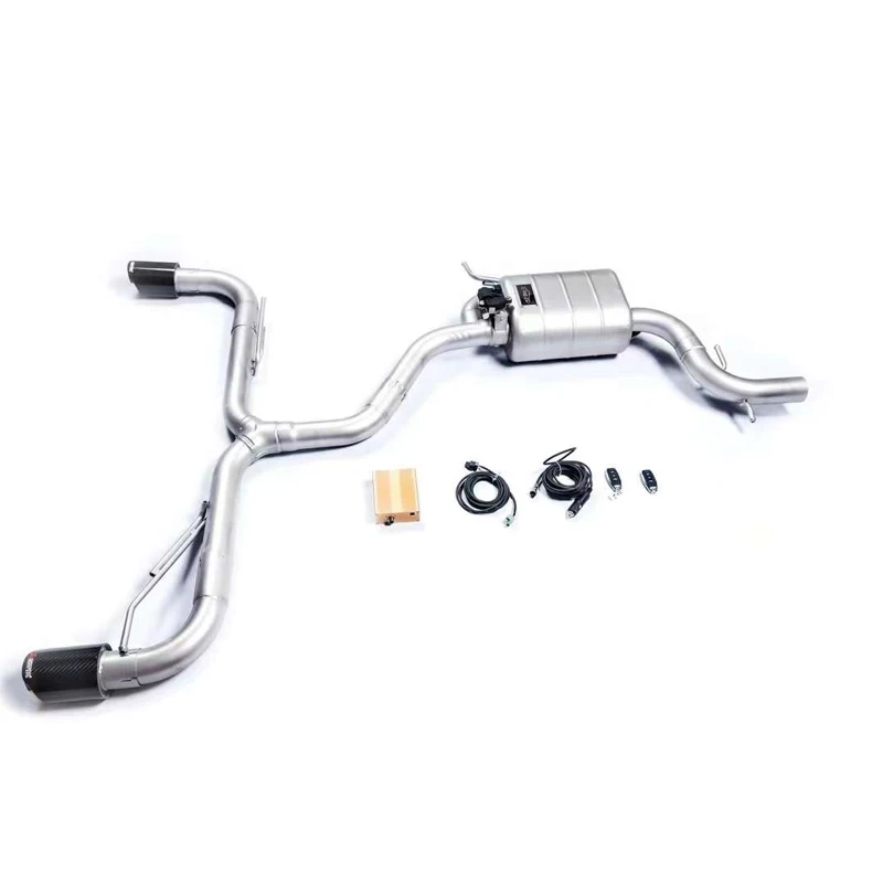 Escape cat-back deportivo con válvula para VW Scirocco 1.4/2.0 T
