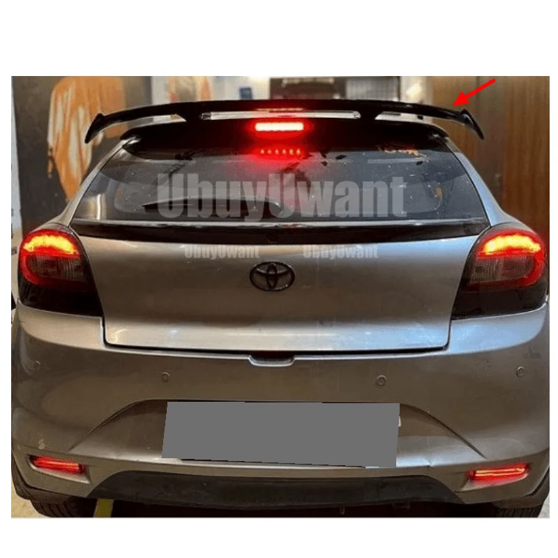 Alerón de techo trasero con labio Toyota Glanza Hatchback - imagen 3