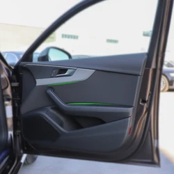 Cubierta de panel puerta cuero suave Audi A4 2017-2018 estilo interior