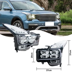 Faros LED Trumpchi GS8 2017-2021 con señal de giro y luces diurnas