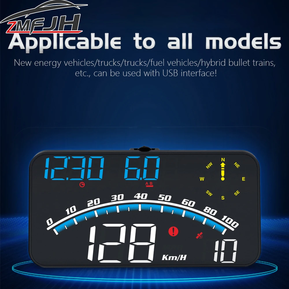 Velocímetro GPS G10 con pantalla HUD – KM/H y MPH