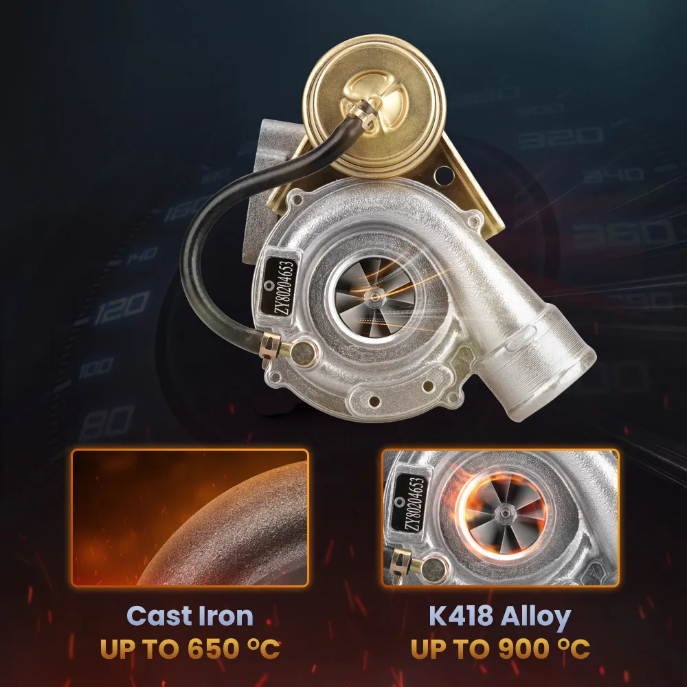 Vista del turbocompresor K04