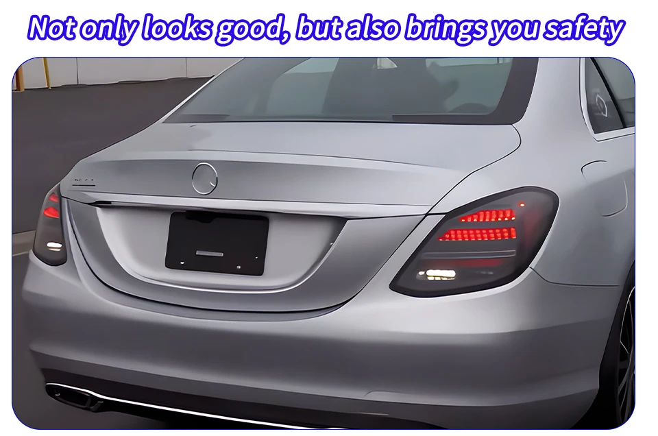 Luces traseras LED estilo Maybach para Mercedes-Benz Clase C W205