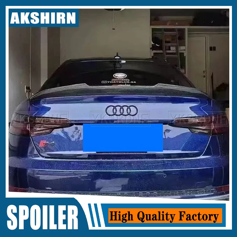 Labio alerón ducktail PSM carbono para Audi A4 S4 B9 2016-2019