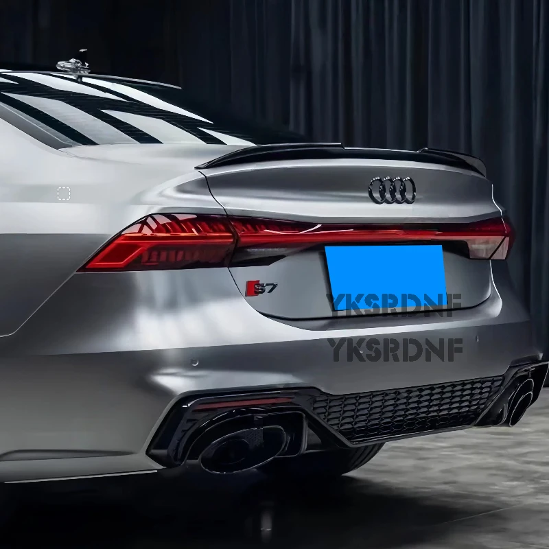 Alerón trasero ABS Audi A7 S7 RS7 2019-2022 negro brillante o carbono - imagen 5
