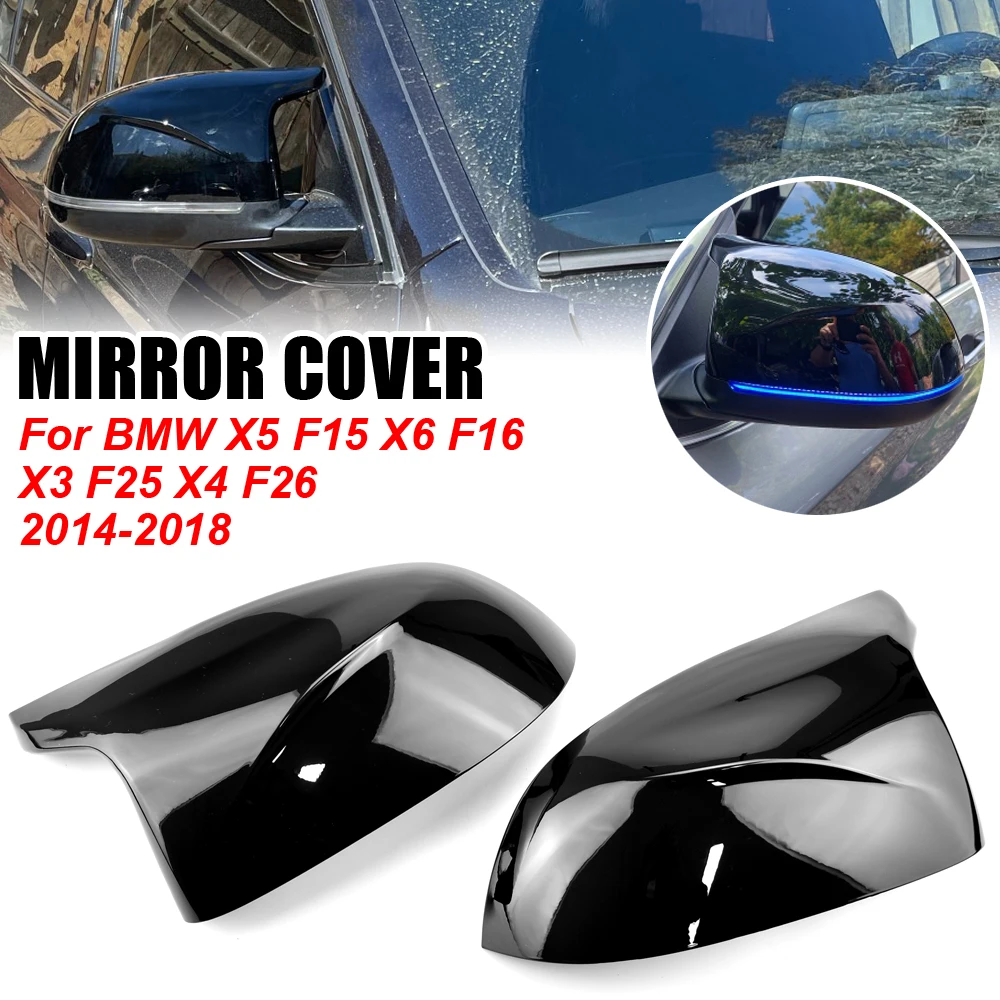 Detalle del acabado exterior de las carcasas para retrovisor BMW