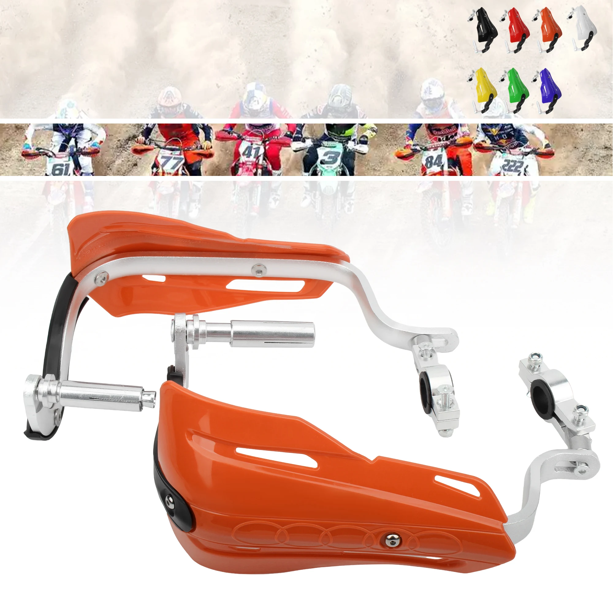 Guardamanos motocross Enduro para protección de manillar - imagen 3