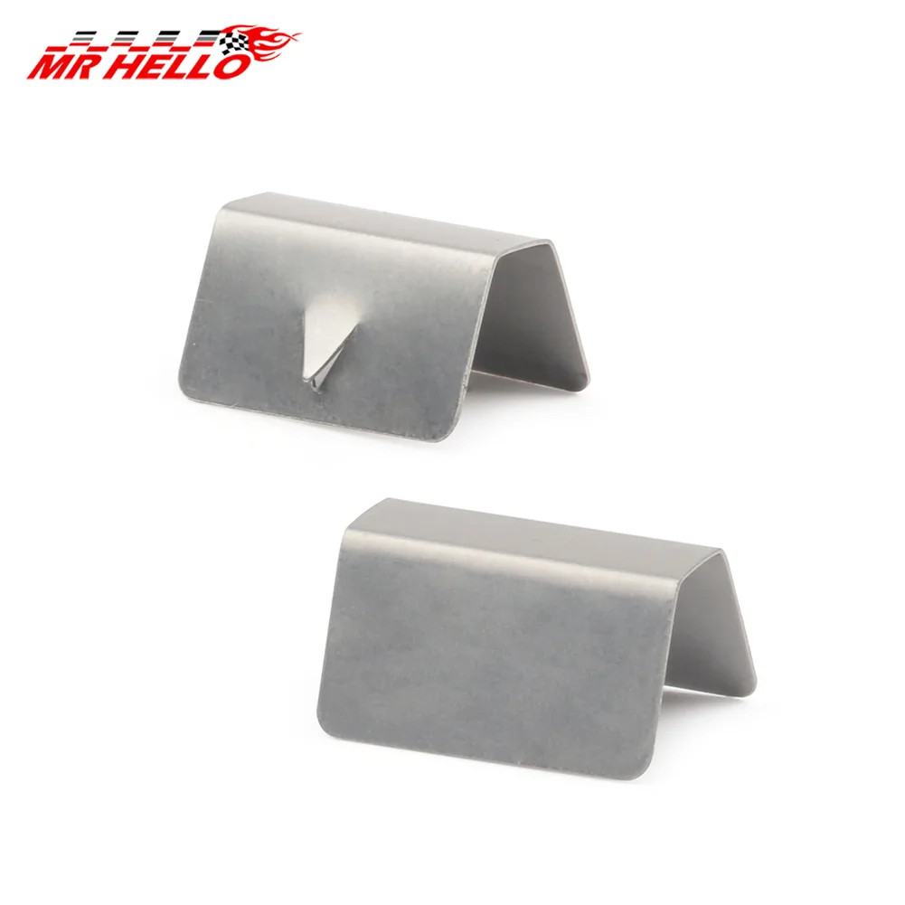 Deflector de viento y lluvia BMW clips acero inoxidable Universal - imagen 4