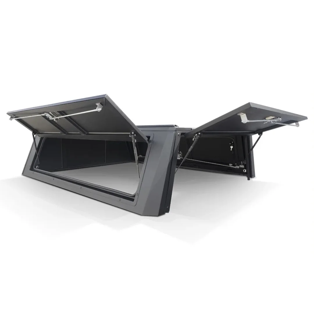 Cubierta Camper de aluminio para camioneta 2024 con dosel y cama dura - imagen 3