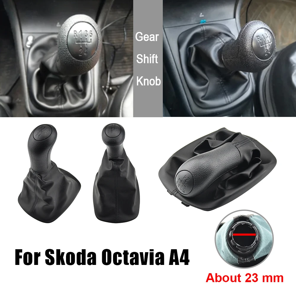 Pomo palanca cambios Skoda Octavia MK1 5 velocidades - imagen 5