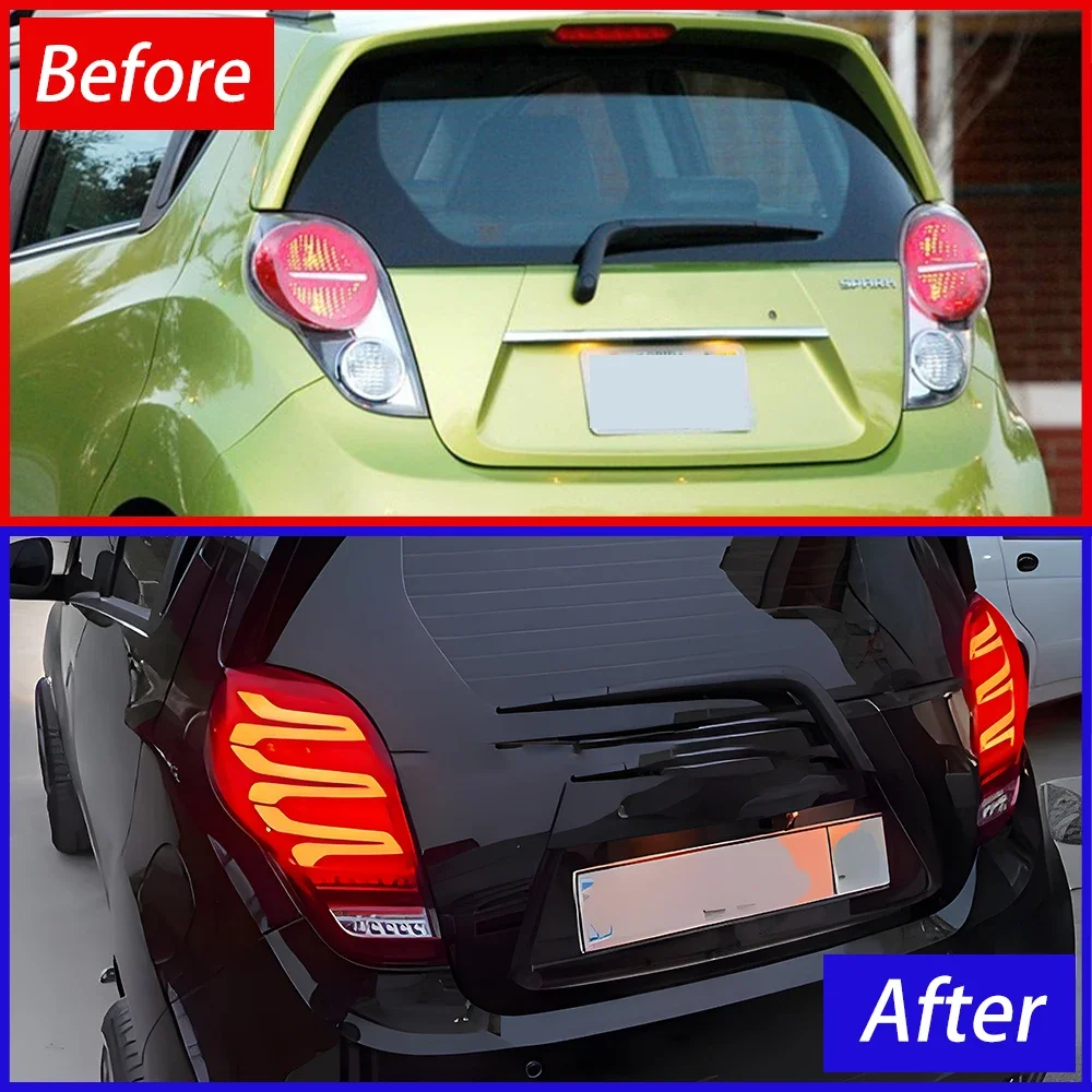 Pilotos traseros LED dinámicos para Chevrolet Spark 2011-2014 - imagen 2