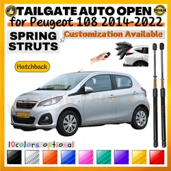 Puntales maletero Peugeot 108 Hatchback 2014-2022 con resortes