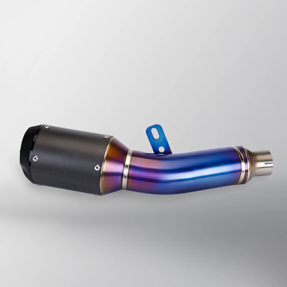 Silencioso de escape Slip-On de titanio y carbono para Yamaha YZF-R6 - imagen 3