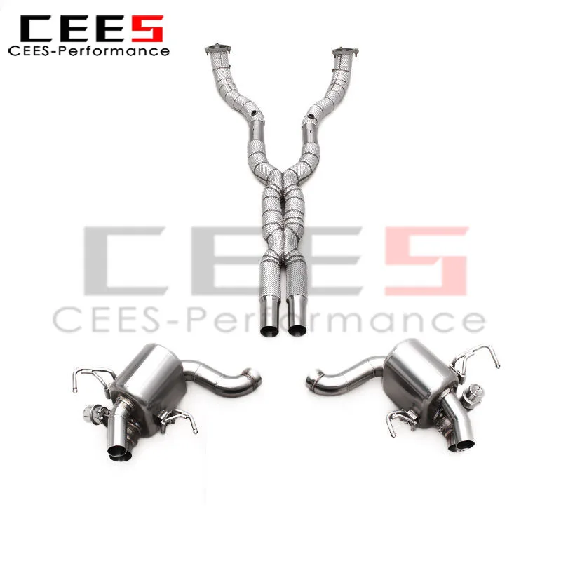 CEES catback de escape con válvula – Ferrari California V8