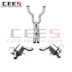 CEES catback de escape con válvula – Ferrari California V8