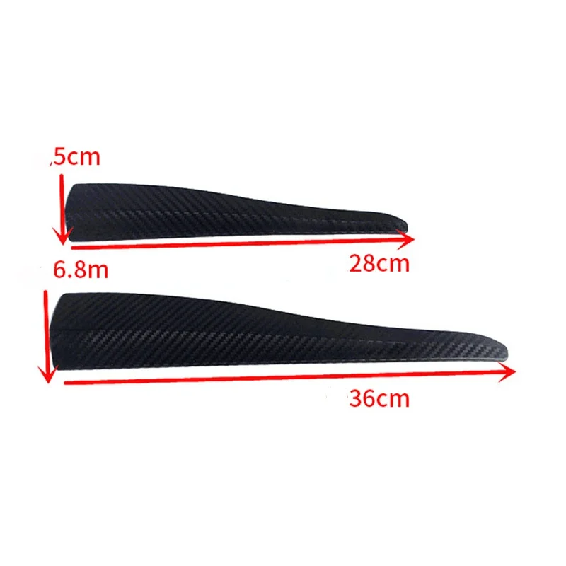 Protector de goma para paragolpes y bordes de puerta efecto carbono - imagen 4