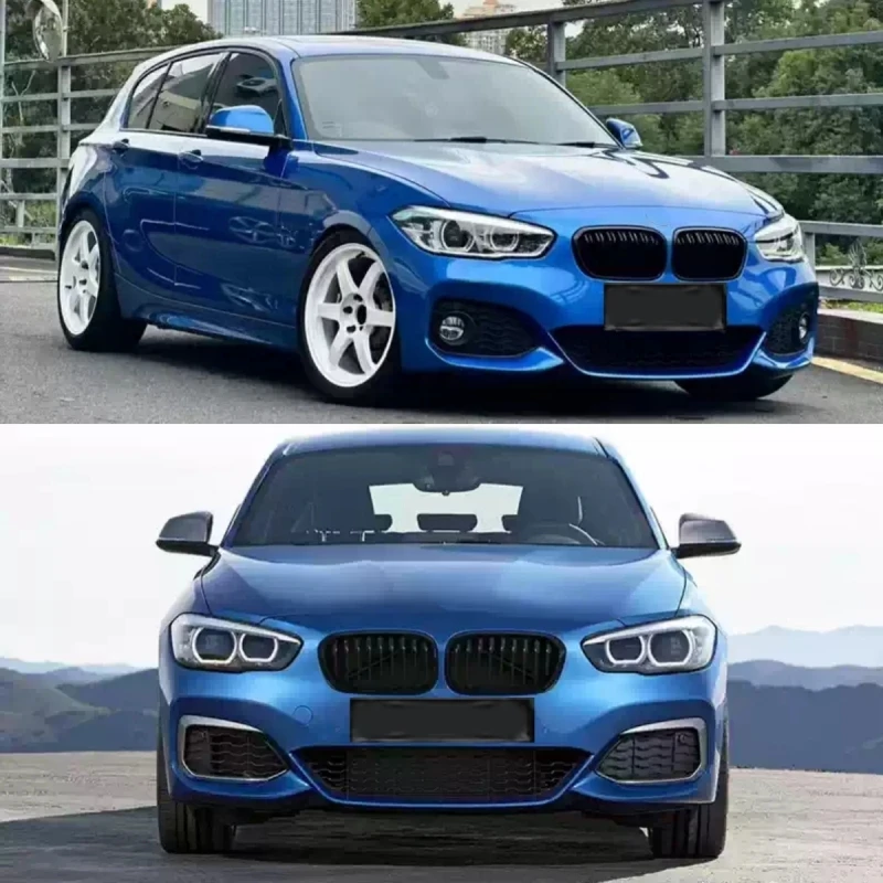 Kit tuning BMW 1er F20 2015-2018 paragolpes faldones luces - imagen 4
