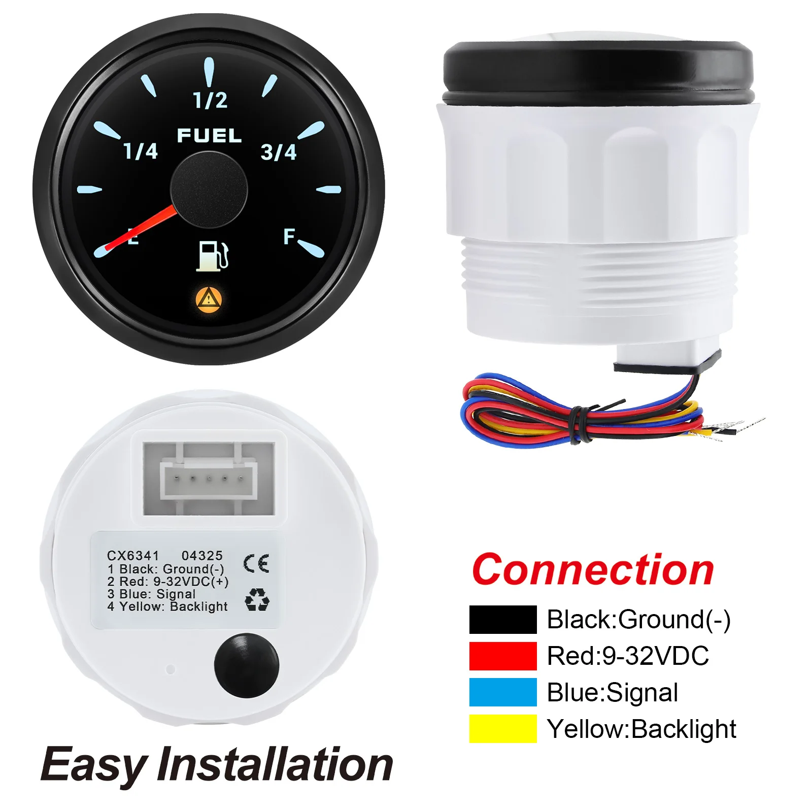 Indicador digital de nivel de combustible de 7 colores para coche y barco - imagen 4