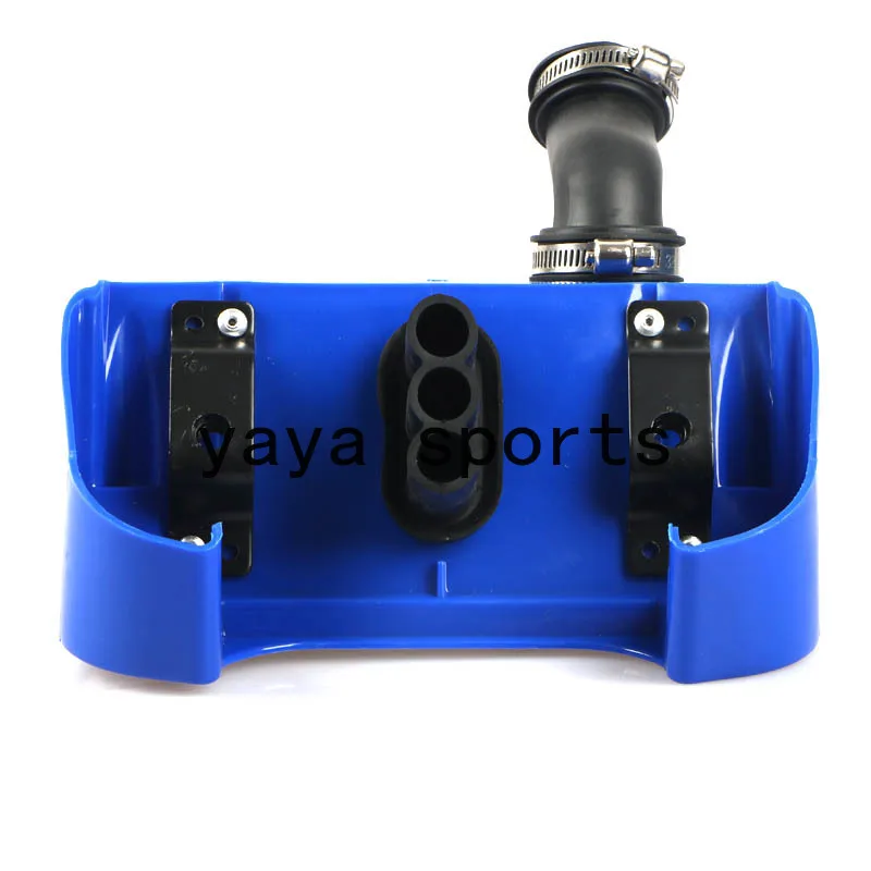 Caja del filtro de aire azul y negra para Yamaha PW80 - imagen 3
