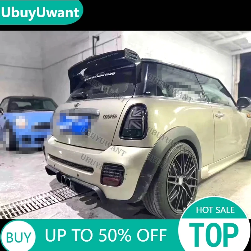 Fibra de carbono para BMW Mini Cooper R50 R53 R56 Ver.2.11/2.12 tipo B JCW alerón trasero para maletero alerón trasero 06-13