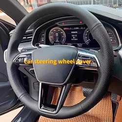 Audi Cubierta de volante trenzada para A1-A8, TT, R8, Q3-Q8