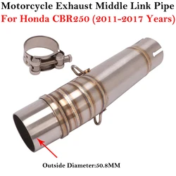 Tubo intermedio de escape para Honda CBR250R 2011-2017